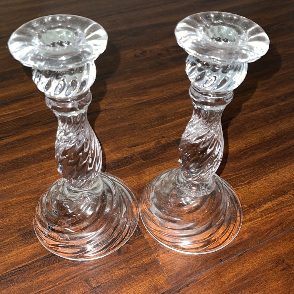 Glass Candle Holder